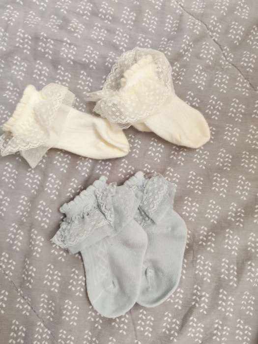 Фотография покупателя товара Носки детские «Крошка Я» Basic Line, набор 2 пары (0-6 мес.), цвет синий, жёлтый - Фото 1