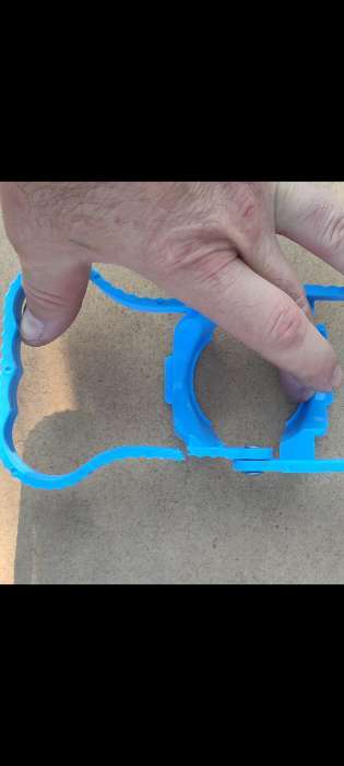 Фотография покупателя товара Ручка для переноса бутылей LBH-03, 19 л, синяя - Фото 5