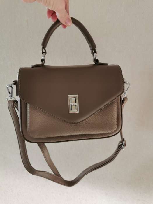 Фотография покупателя товара Сумка женская мессенджер TEXTURA на клапане, 24×7×16 см, молочная - Фото 6