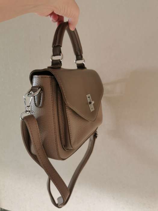 Фотография покупателя товара Сумка женская мессенджер TEXTURA на клапане, 24×7×16 см, молочная - Фото 8