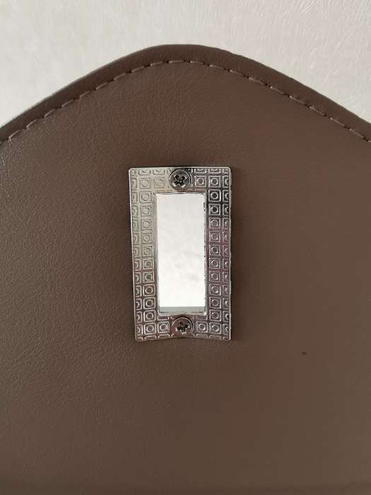 Фотография покупателя товара Сумка женская мессенджер TEXTURA на клапане, 24×7×16 см, молочная - Фото 2