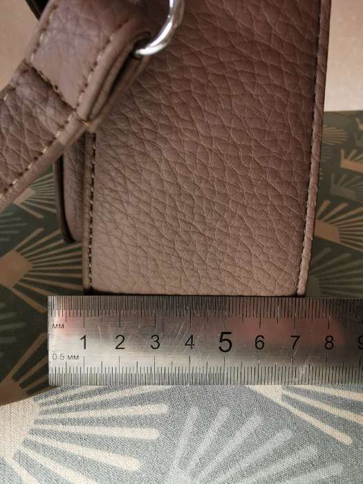 Фотография покупателя товара Сумка женская мессенджер TEXTURA на клапане, 24×7×16 см, молочная - Фото 4