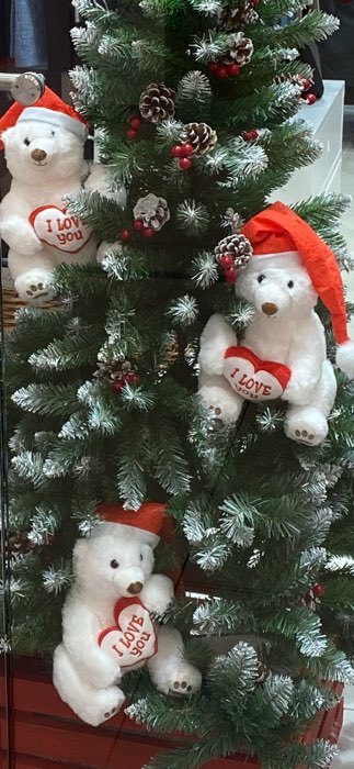 Фотография покупателя товара Мягкая игрушка «Медведь белый с сердцем», 23 см - Фото 2