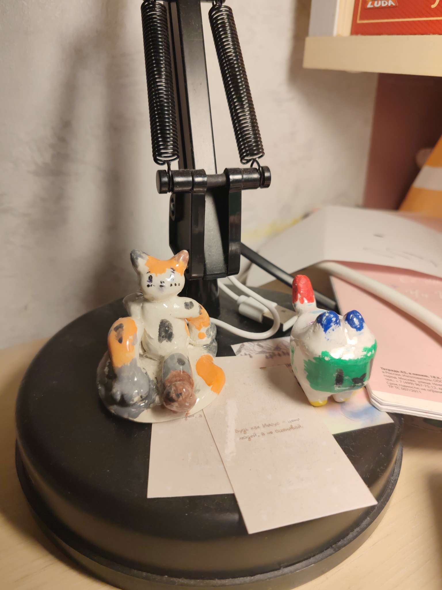 Фотография покупателя товара Глина для лепки «Луч. De Luxe», 500 г, не требует обжига, белая - Фото 1