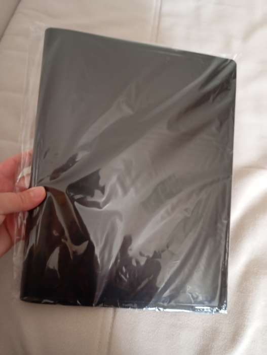 Фотография покупателя товара Папка с пружинным скоросшивателем А4, 500 мкм, корешок 15 мм, Calligrata, до 100 листов, чёрная - Фото 2