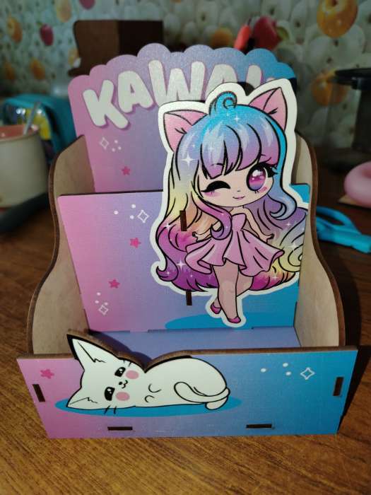 Фотография покупателя товара Органайзер для канцелярии Kawaii - Фото 1