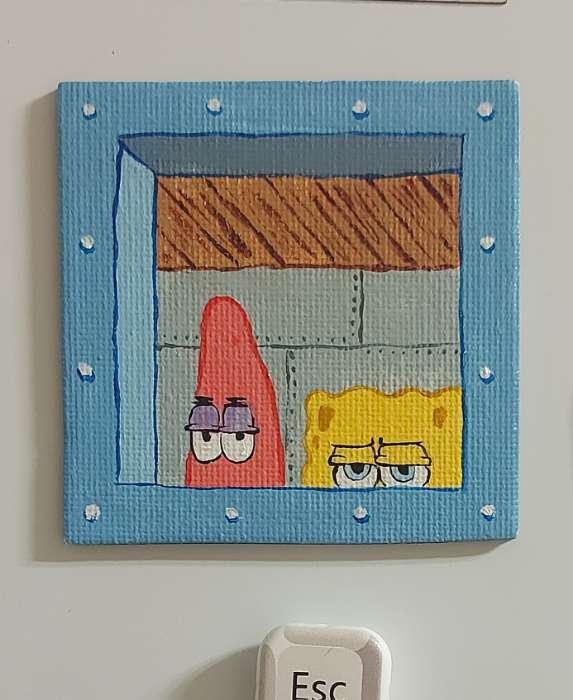 Фотография покупателя товара Набор холстов на магните «Круг», 7.5 см, 4 шт. - Фото 3