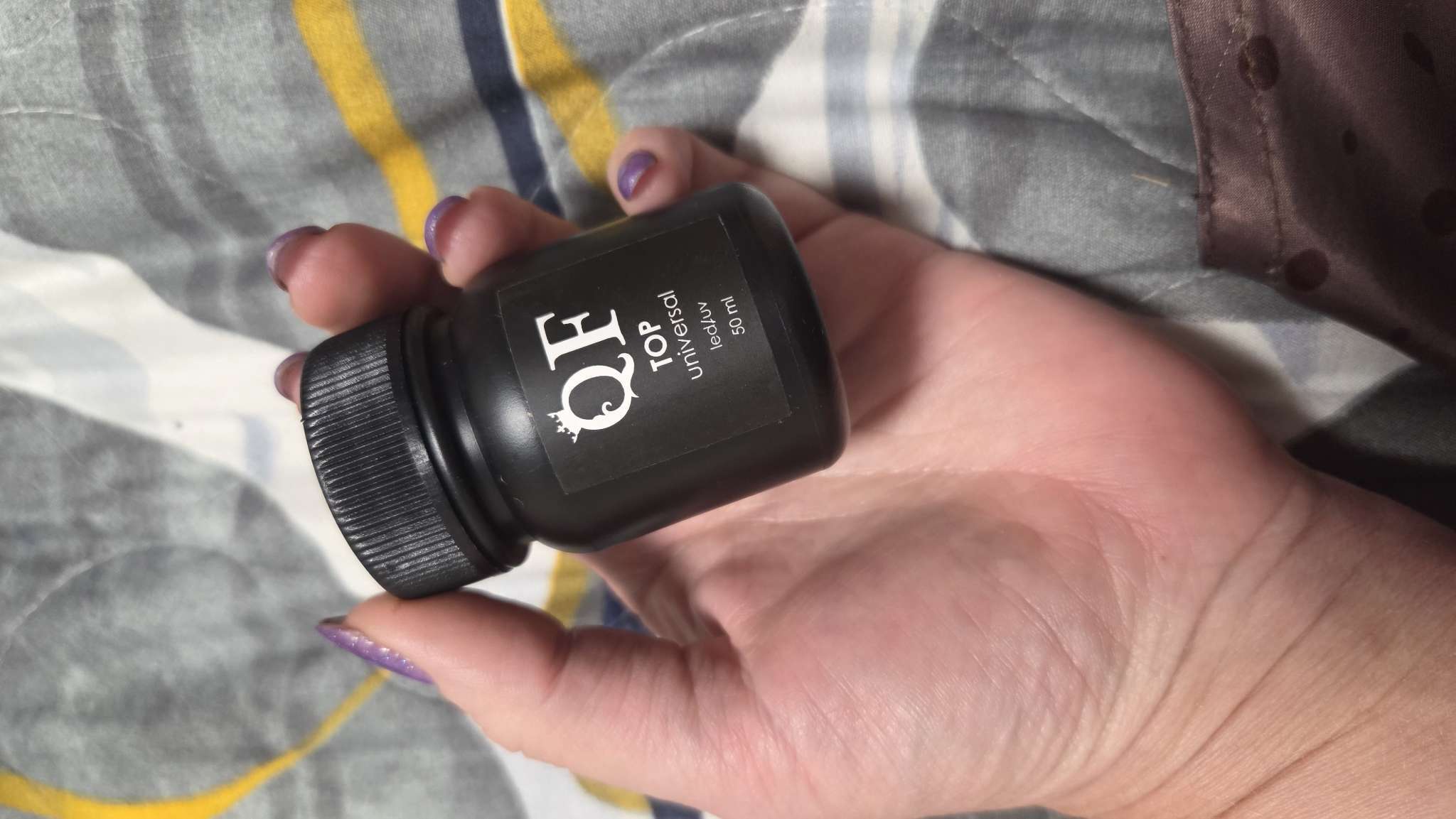 Фотография покупателя товара Топ для ногтей «UNIVERSAL», с липким слоем, 8 мл, LED/UV, прозрачный - Фото 1