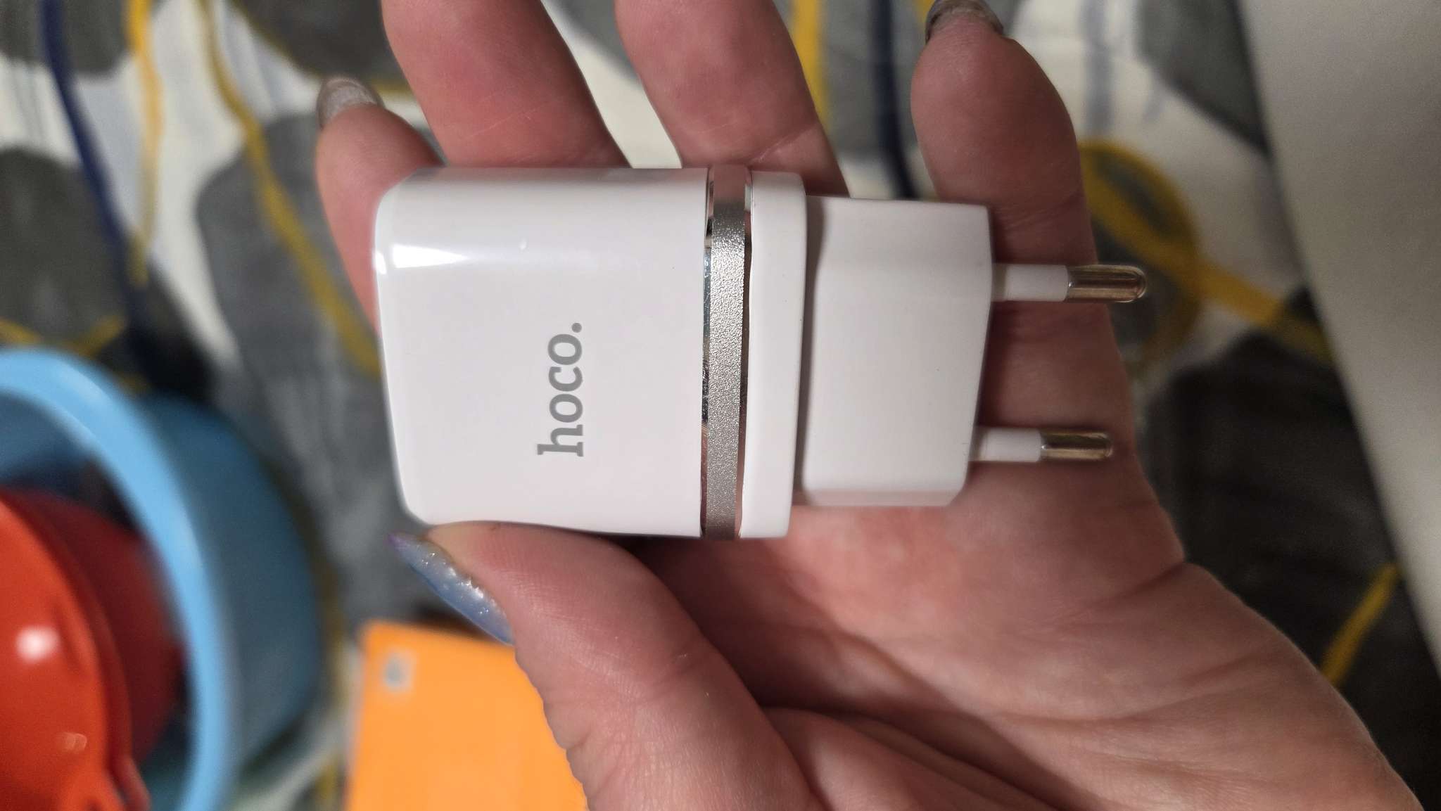 Фотография покупателя товара Сетевое зарядное устройство Hoco C11, USB - 1 А, белый - Фото 4
