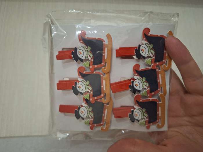 Фотография покупателя товара Прищепки декоративные «Всё что нужно в новый год», набор 6 шт. МИКС - Фото 9