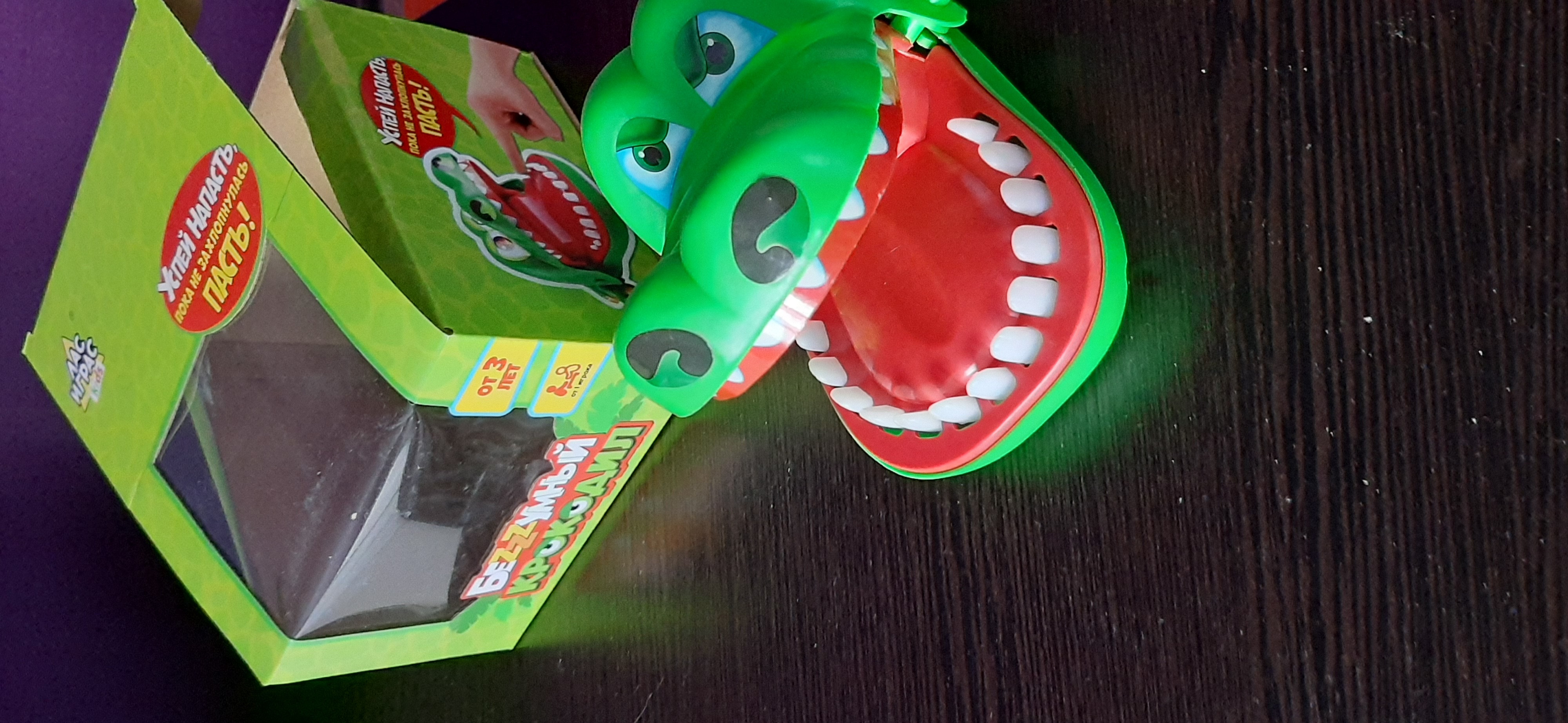 Фотография покупателя товара Настольная игра на реакцию «Безумный крокодил», от 1 игрока, 3+ - Фото 33