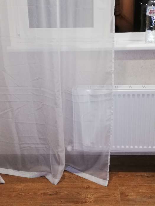 Фотография покупателя товара Тюль «Этель» 140×300 см, цвет белый, вуаль, 100% п/э - Фото 14