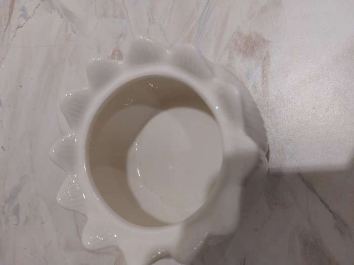 Фотография покупателя товара Сахарница керамическая «Цветок», цвет белый