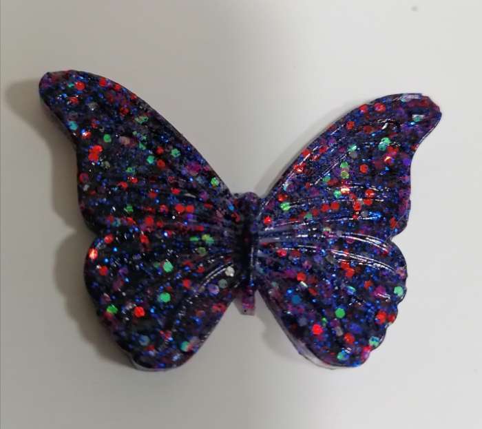 Фотография покупателя товара Молд силиконовый "Бабочки" 5х3,5 см; 1,8х1,2 см МИКС