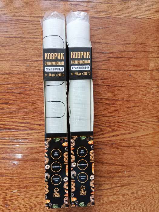 Фотография покупателя товара Коврик для выпечки армированный KONFINETTA «Эклер», силикон, 40×60 см, 0.4 мм, белый - Фото 1