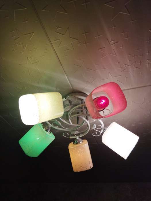 Фотография покупателя товара Лампа накаливания Luazon Lighthing E27, 40W, декоративная, красная, 220 В - Фото 3