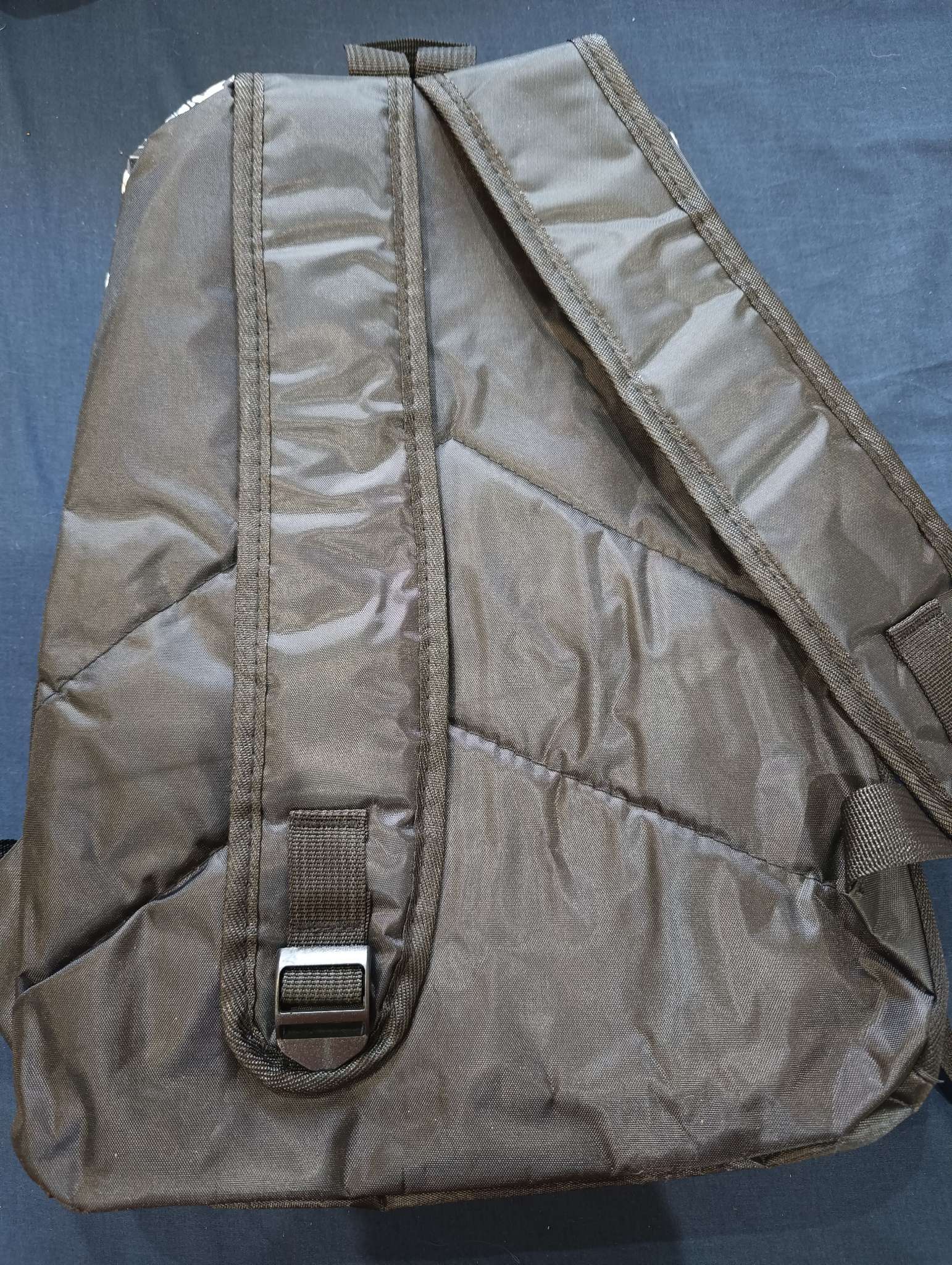 Фотография покупателя товара УЦЕНКА Рюкзак Буквы, 30×13×42, отд на молнии, 3 н/кармана, голубой - Фото 2