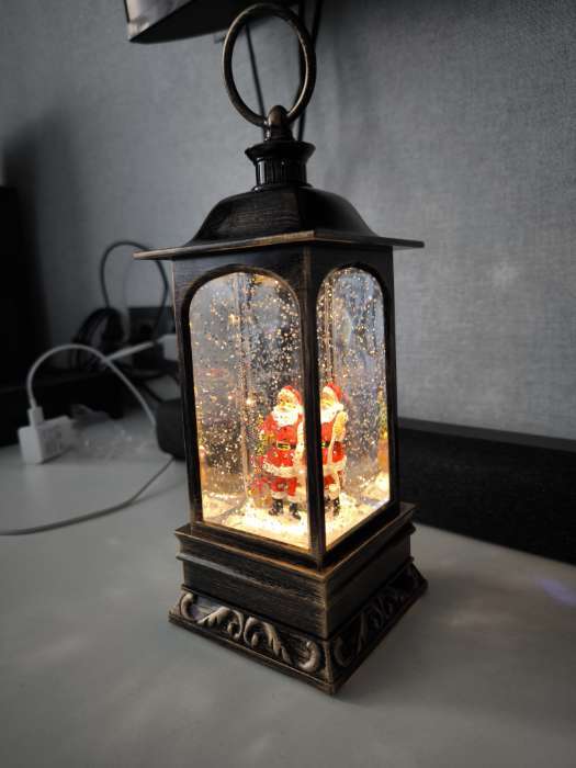 Фотография покупателя товара Светодиодная фигура «Дед Мороз с мешком» 9×23×9 см, пластик, батарейки ААх3 (не в комплекте), USB, свечение тёплое белое - Фото 1