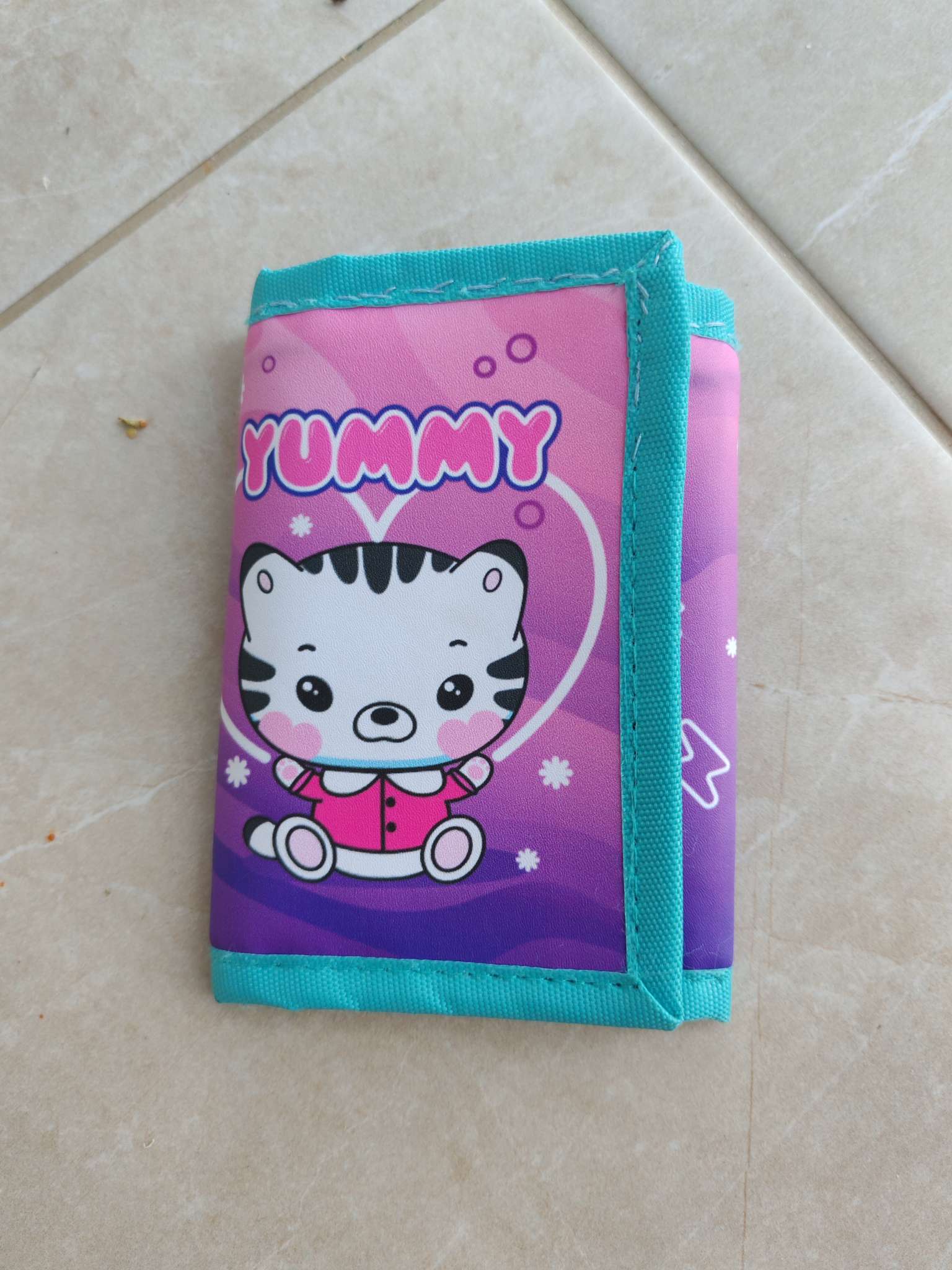 Фотография покупателя товара Кошелёк детский «Милые зверята» на липучке - Фото 1