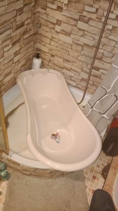 Фотография покупателя товара Детская ванночка «Фаворит» 101 см, 55 л. бежевая - Фото 1