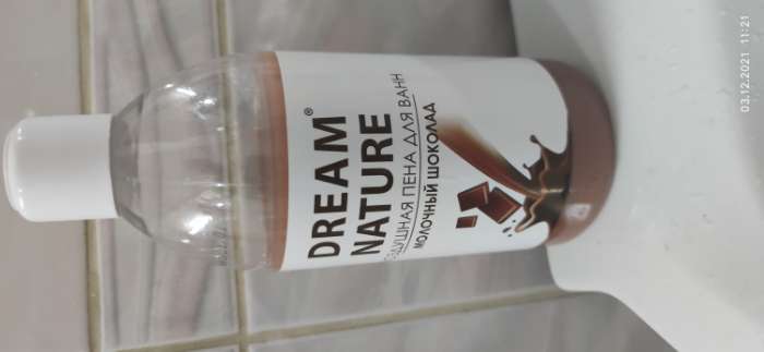 Фотография покупателя товара Пена для ванн Dream Nature, шоколад, 1 л