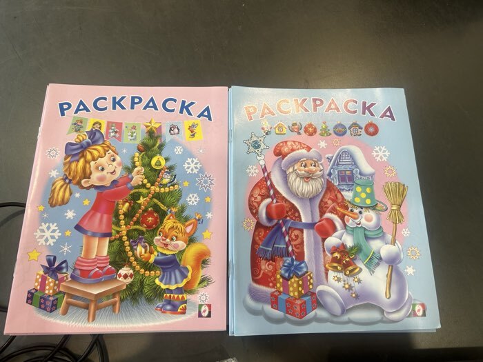 Фотография покупателя товара Раскраска новогодняя детская «Дед Мороз и Снеговик», 16 стр. - Фото 1