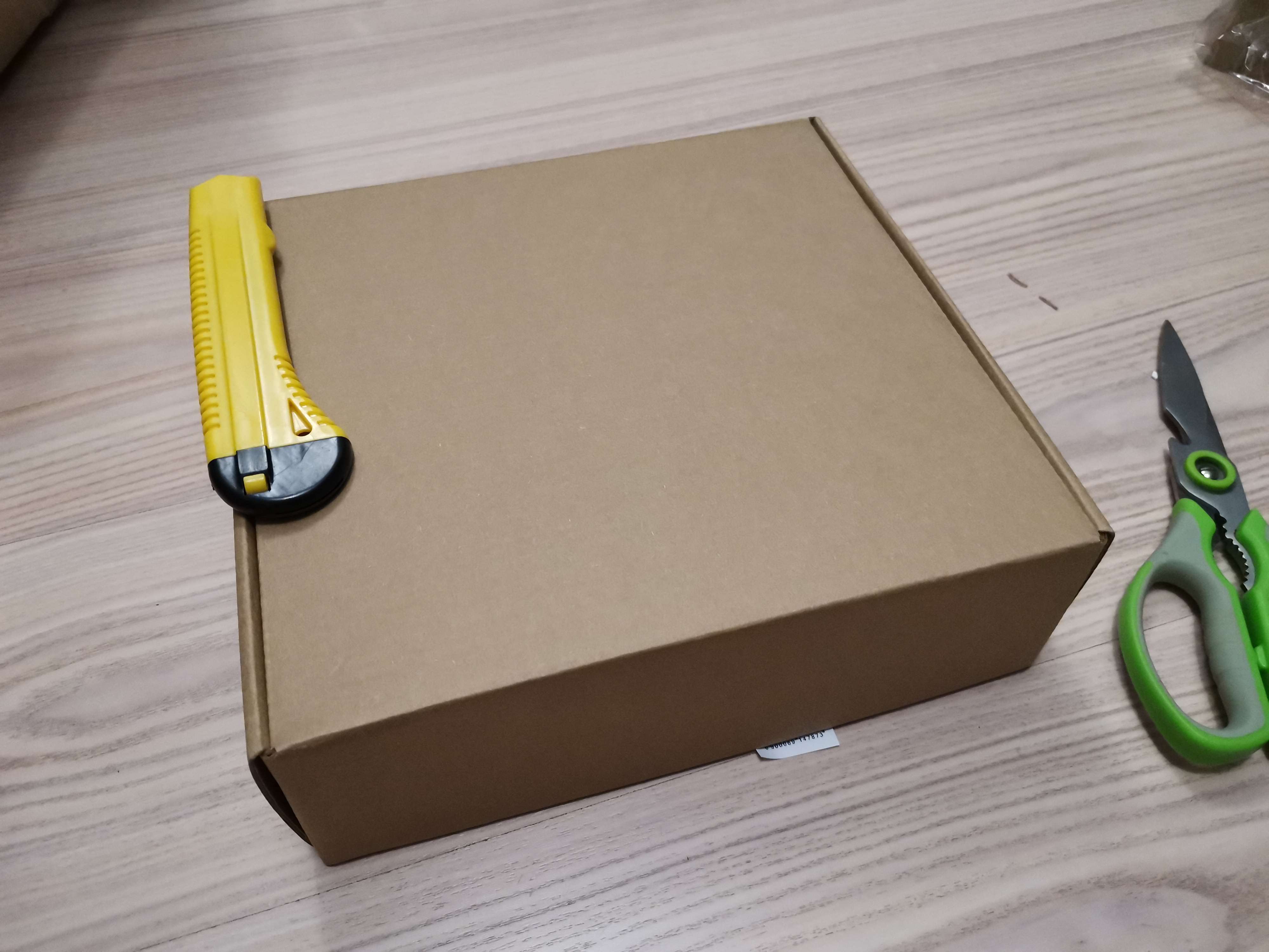 Фотография покупателя товара Коробка самосборная, крафт, 22,5 х 21 х 7 см - Фото 2