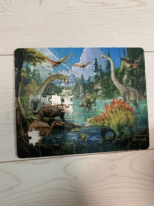 Фотография покупателя товара Пазл в яйце «Земля динозавров», 108 деталей - Фото 1