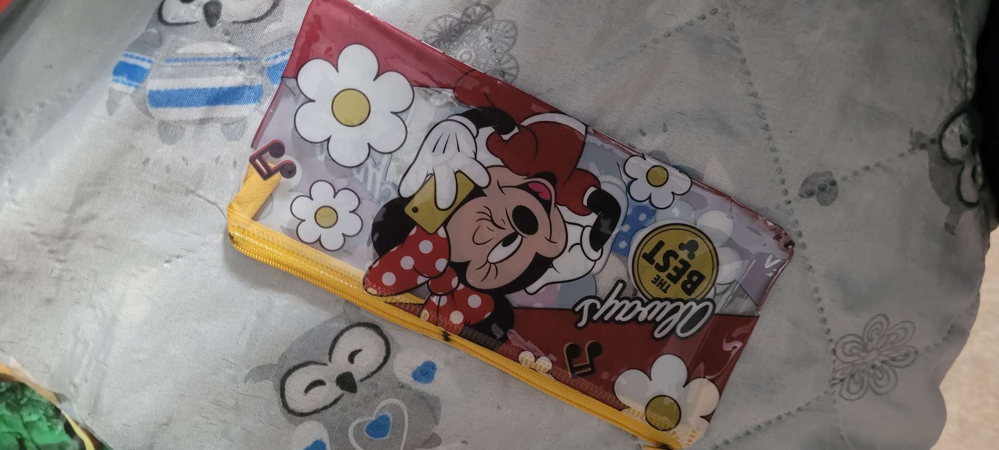 Фотография покупателя товара Пенал мягкий, 10×21 см, «Минни Маус» - Фото 2