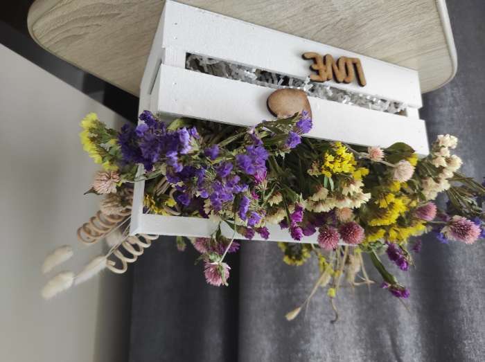 Фотография покупателя товара Подарочный ящик «Двушка», 24.5×13.5×9 см, деревянный, с ручкой - Фото 1