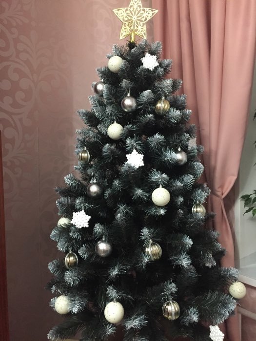 Фотография покупателя товара Ёлочные игрушки «Венера ассорти», шары новогодние, d=6 см, набор 6 шт., МИКС - Фото 1