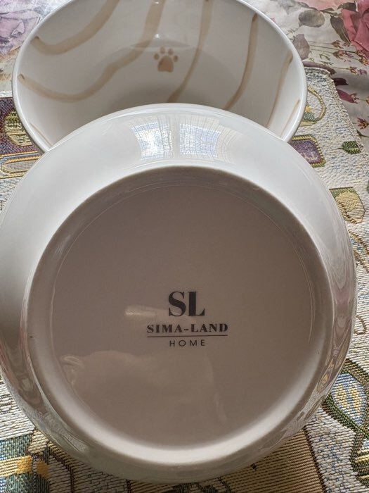 Фотография покупателя товара Салатники SL Home «Гатто», 1.1 л, d=18.5 см, набор 2 шт., фарфор, белые - Фото 4