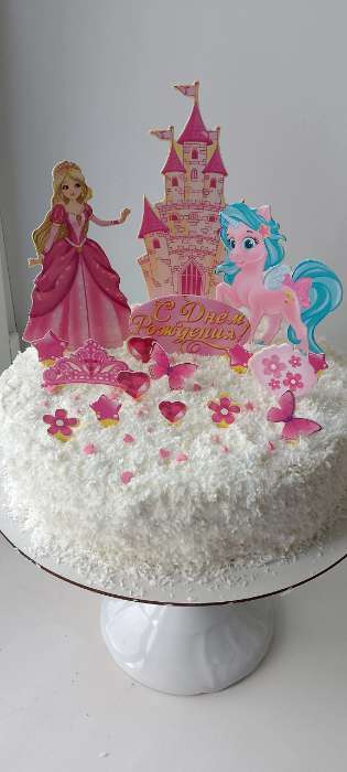 Фотография покупателя товара Топперы для торта «С днём рождения!» - Фото 2