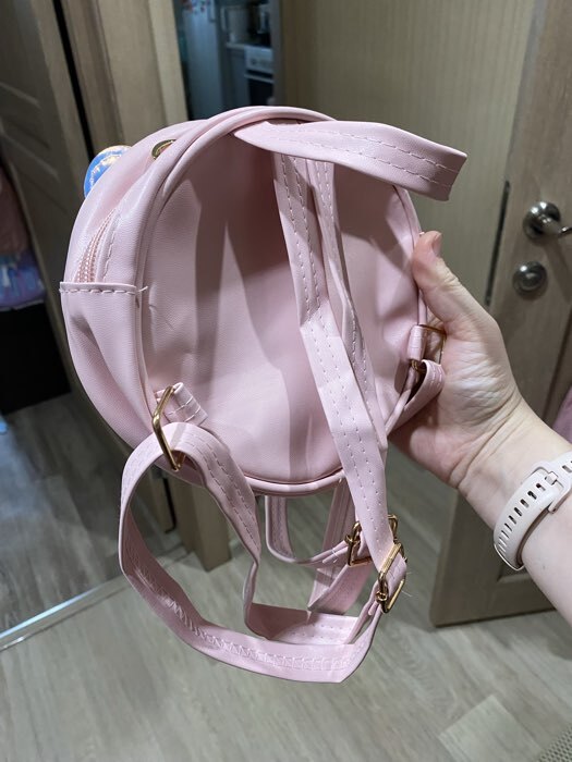 Фотография покупателя товара Рюкзак детский «Выбражулька» на молнии, размер 17×5×23 см, светло-розовый - Фото 3