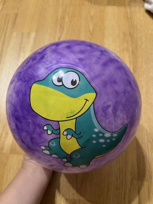 Фотография покупателя товара Мяч детский «Динозаврики», d=25 см, МИКС - Фото 4