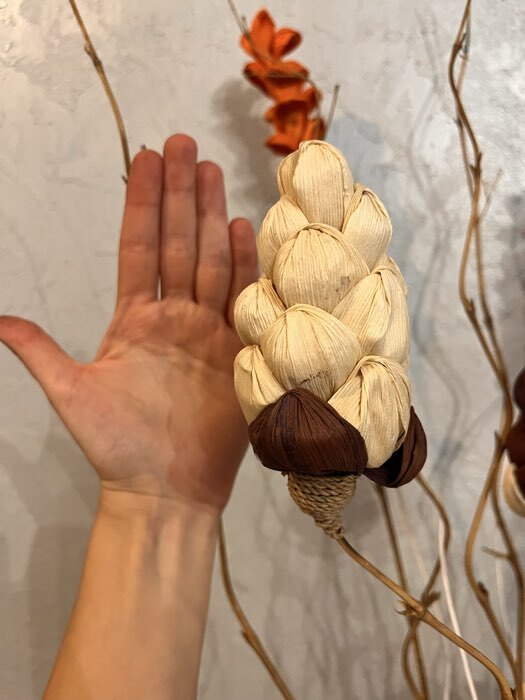 Фотография покупателя товара Интерьерный декор из бамбука, 200 см, светлый - Фото 5