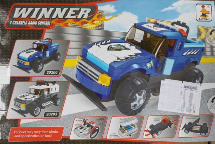 Фотография покупателя товара Конструктор на радиоуправлении «Джип», 239 деталей - Фото 1