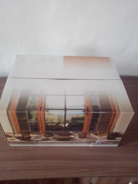 Фотография покупателя товара Набор столовый Elica, 30 предметов, цвет коричневый - Фото 6