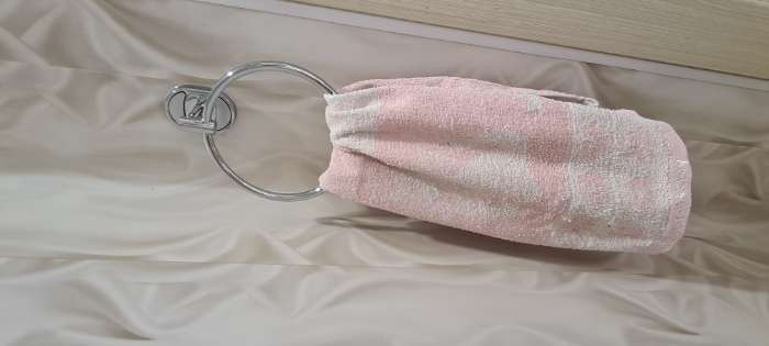 Фотография покупателя товара Держатель для полотенец одинарный, кольцо Accoona A11208, цвет хром - Фото 1