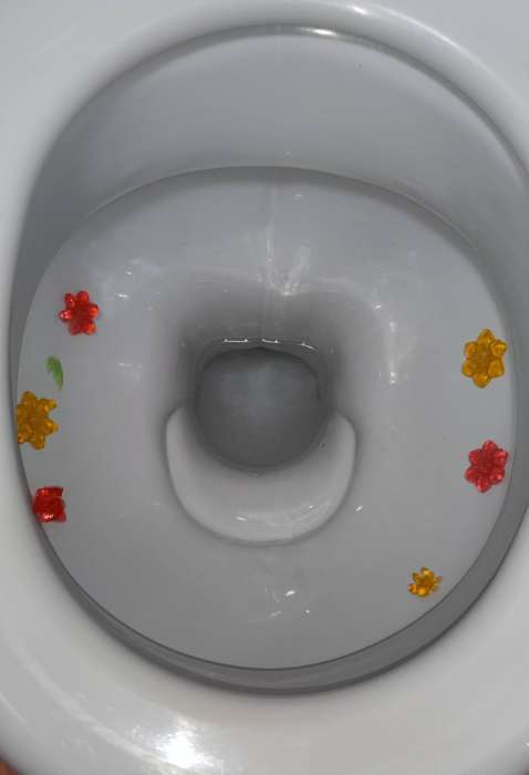 Фотография покупателя товара Гелевый освежитель для унитаза с дозатором, Роза, 60 гр - Фото 2