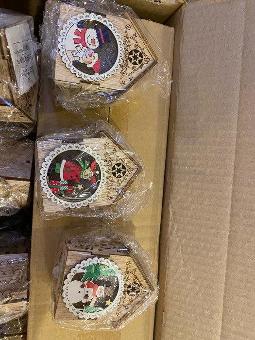 Фотография покупателя товара Украшение ёлочное свет "Дом новогодних друзей" 8х11 см, микс - Фото 3