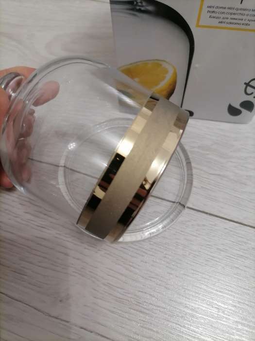 Фотография покупателя товара Лимонница Ring, d=10 см, с гравировкой и напылением, цвет напыления золотой - Фото 1