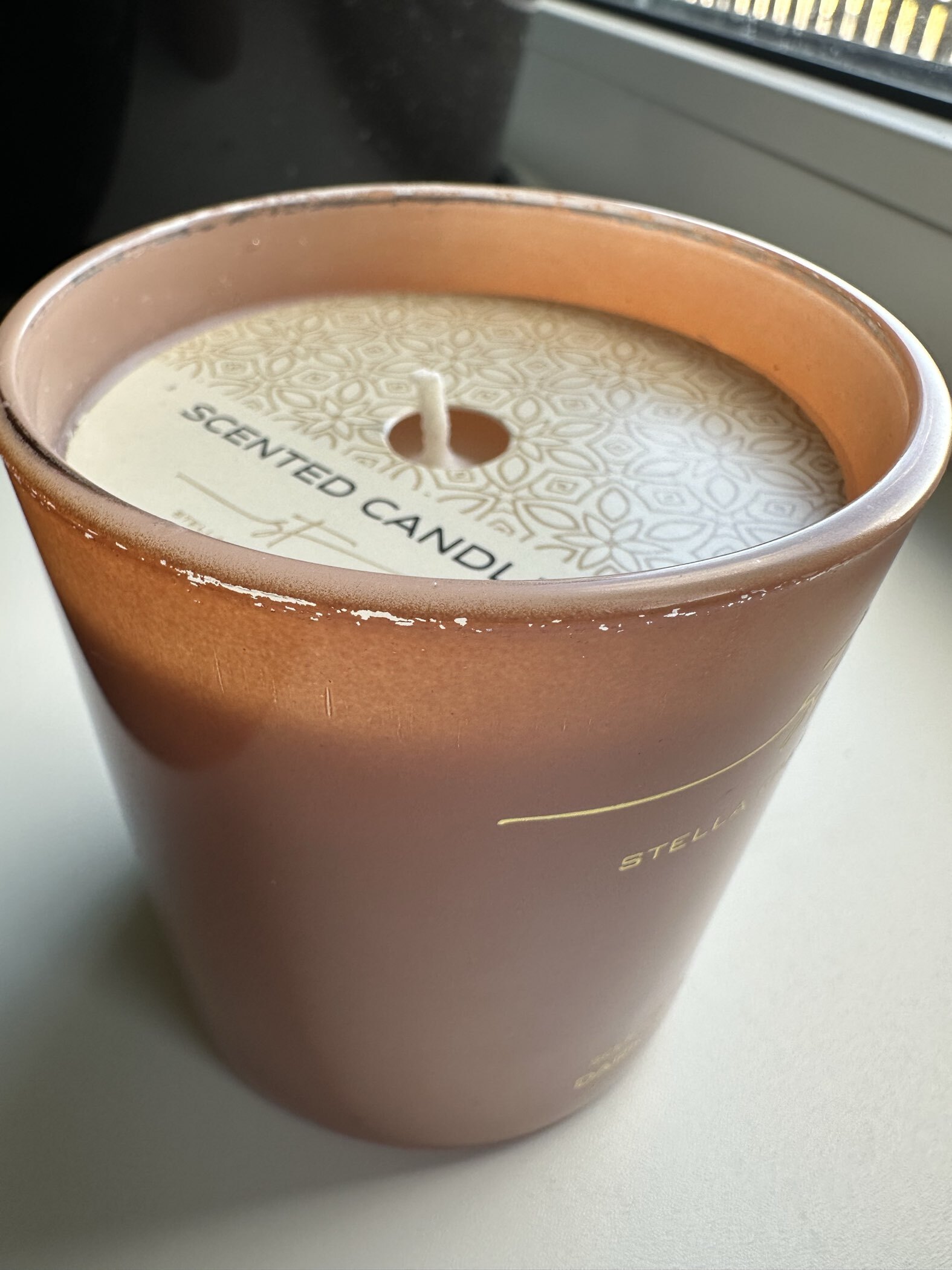 Фотография покупателя товара Ароматическая свеча Stella Fragrance 160 г, Dark Amber - Фото 3