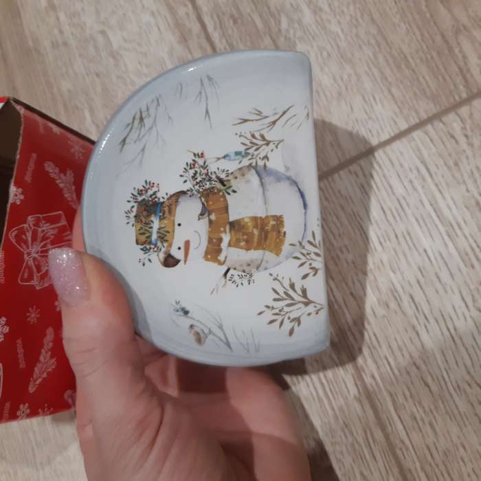Фотография покупателя товара Салфетница Доляна «Рождественский снеговик», 9,5×4,5×7 см - Фото 8