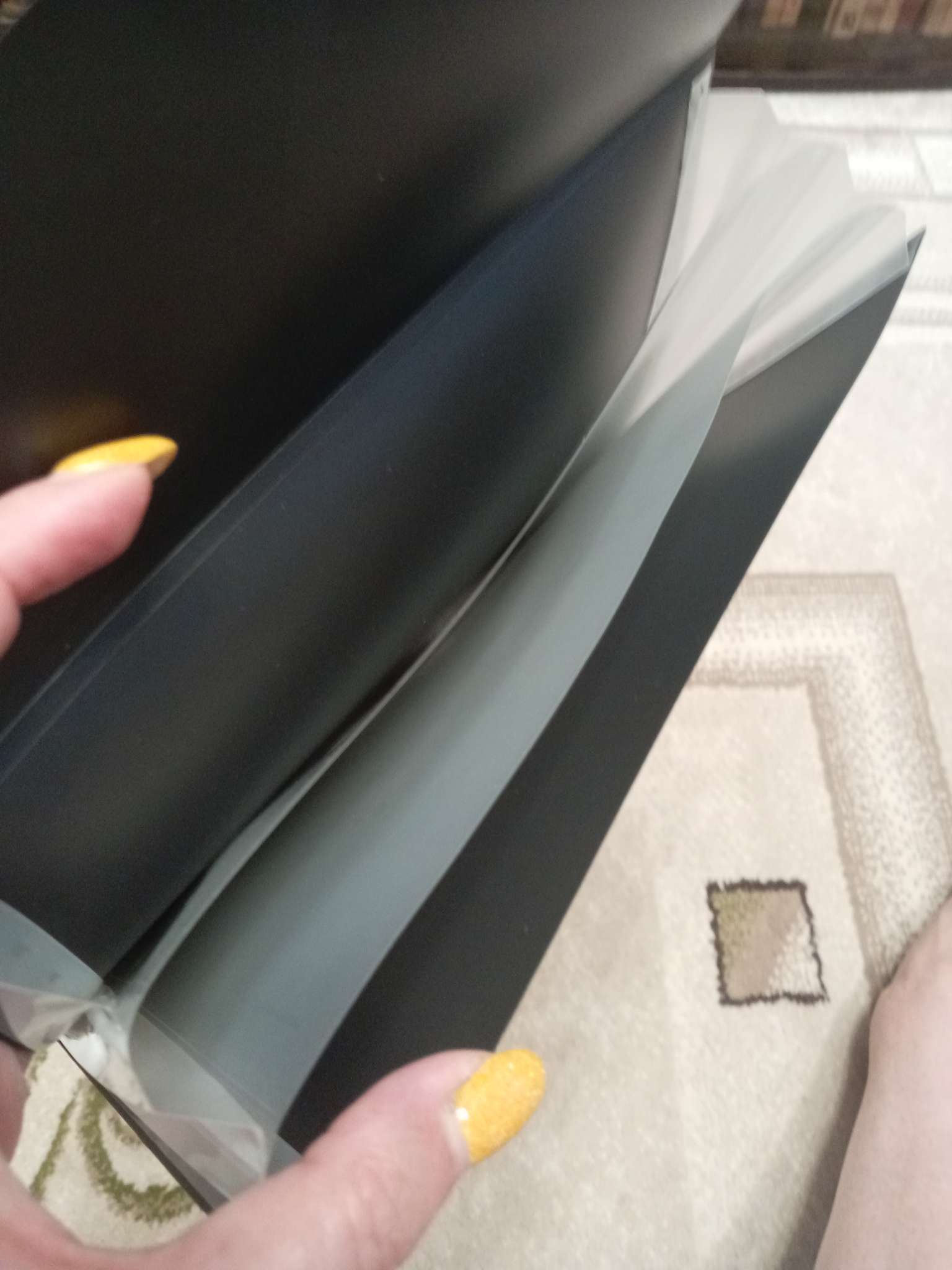 Фотография покупателя товара Папка 260×138 мм (Travel), 4 отделения, 400 мкм, ErichKrause Matt Classic, на кнопке, тиснение «песок», микс - Фото 1