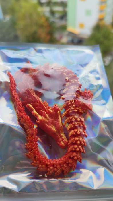 Фотография покупателя товара 3Д - печатная игрушка «Дракон», подвижная, цвет МИКС - Фото 26