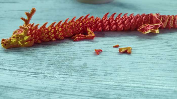 Фотография покупателя товара 3Д - печатная игрушка «Дракон», подвижная, цвет МИКС - Фото 25