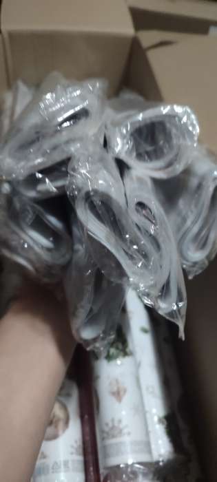 Фотография покупателя товара Бумага упаковочная глянцевая «Нежный мрамор», 50 х 70 см - Фото 5