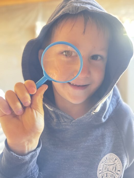 Фотография покупателя товара Лупа классическая, линза 60 мм, пластик - Фото 1