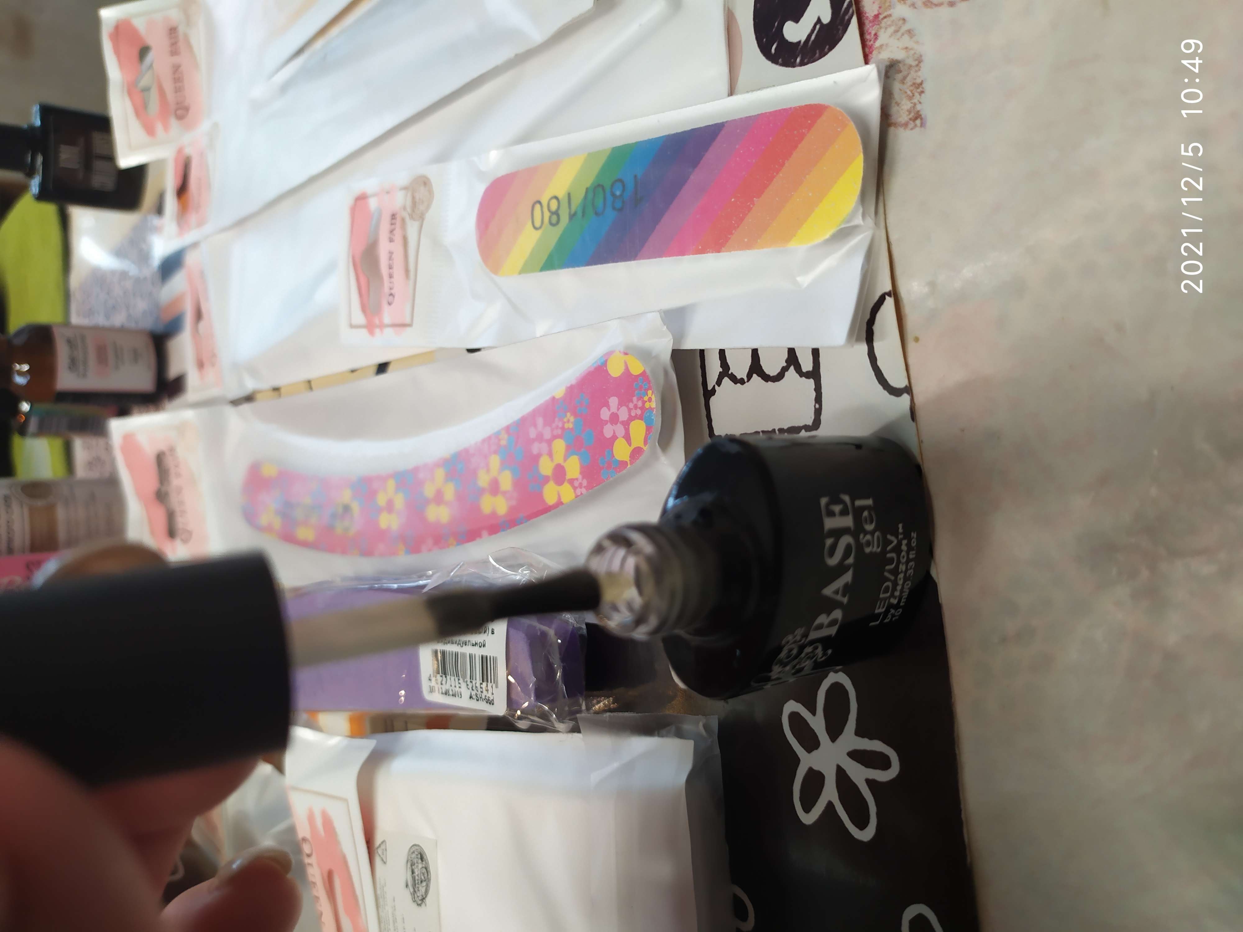 Фотография покупателя товара База для ногтей камуфлирующая, цвет розовый, 10 мл - Фото 7